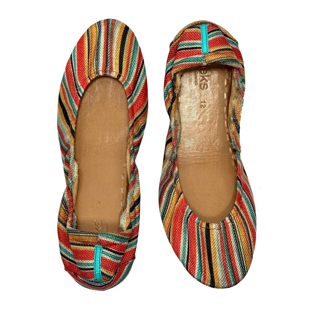 Tieks by Gavrieli Sunset Stripe Ballet Flats Women's 12 Foldable Travel Shoes - Picture 13 of 13